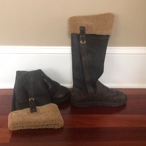 Ugg shearling leather boots